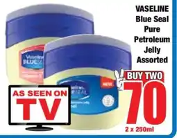 Boxer VASELINE Blue Seal Pure Petroleum Jelly Assorted offer
