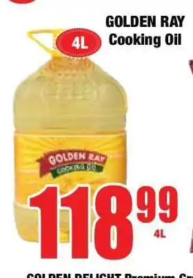 Boxer GOLDEN RAY Cooking Oil offer