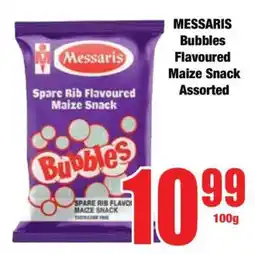 Boxer MESSARIS Bubbles Flavoured Maize Snack Assorted offer