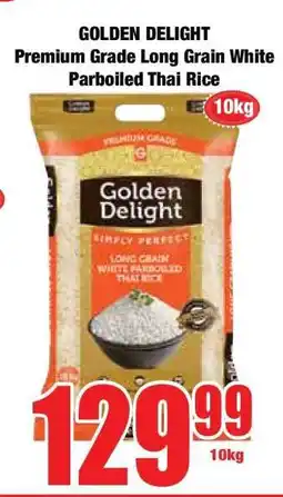 Boxer GOLDEN DELIGHT Premium Grade Long Grain White Parboiled Thai Rice offer