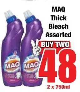 Boxer MAQ Thick Bleach Assorted offer