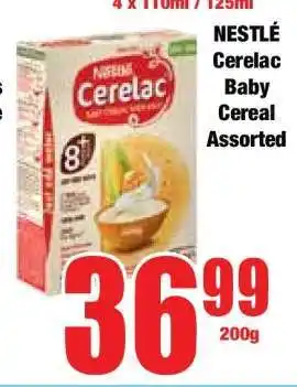 Boxer Nestlé Cerelac Baby Cereal Assorted offer