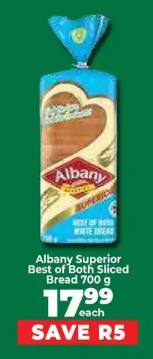 Food Lover's Market Albany Superior Best of Both Sliced Bread 700 g offer