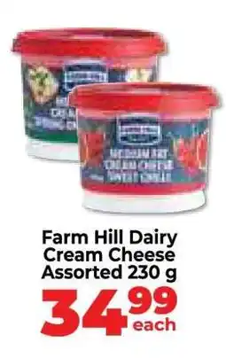 Food Lover's Market Farm Hill Dairy Cream Cheese Assorted 230 g offer