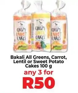 Food Lover's Market Bakali All Greens, Carrot, Lentil or Sweet Potato Cakes 100 g offer