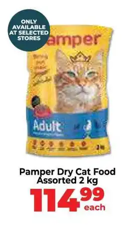 Food Lover's Market Pamper Dry Cat Food Assorted 2 kg offer