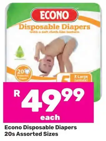 Game Econo Disposable Diapers offer