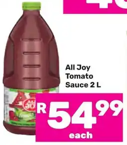 Game All Joy Tomato Sauce offer