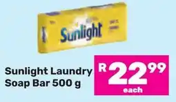 Game Sunlight Laundry Soap Bar offer