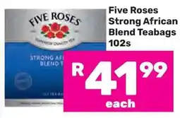 Game Five Roses Strong African Blend Teabags offer