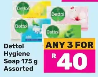 Game Dettol Hygiene Soap Assorted offer