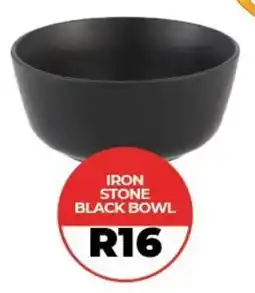 1UP Iron stone black bowl offer
