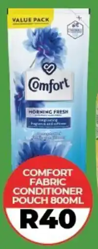 1UP Comfort fabric conditioner pouch offer