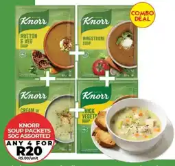 1UP Knorr soup packets assorted offer
