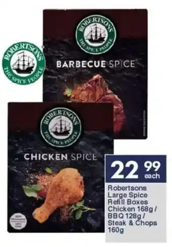 President Hyper Robertsons Large Spice Refill Boxes Chicken/ BBQ/ Steak & Chops offer