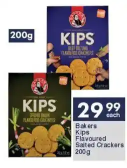 President Hyper Bakers Kips Flavoured Salted Crackers offer