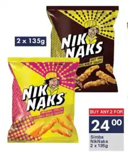 President Hyper Simba NikNaks offer