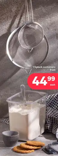 PEP Cliplock containers offer