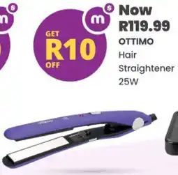 Shoprite OTTIMO Hair Straightener 25W offer