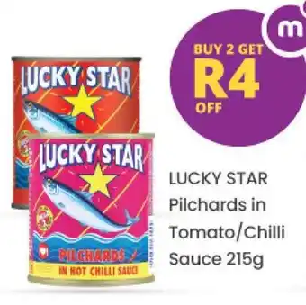 Shoprite LUCKY STAR Pilchards in Tomato/ Chilli Sauce offer