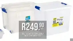 West Pack Lifestyle Clear tote or clearly neat container offer