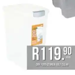 West Pack Lifestyle Dry food storer clear offer