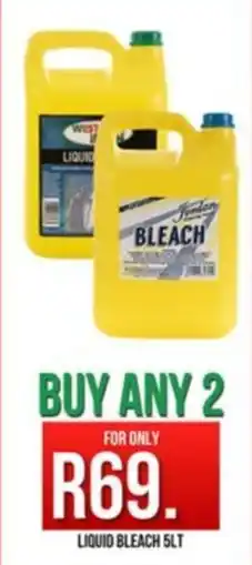 West Pack Lifestyle Liquid bleach offer