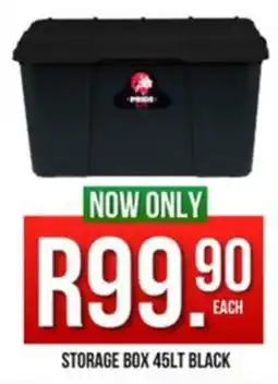 West Pack Lifestyle Storage box black offer