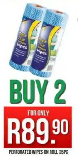 West Pack Lifestyle Perforated wipes on roll offer