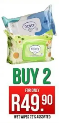 West Pack Lifestyle Nova wet wipes assorted offer