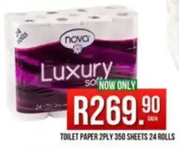West Pack Lifestyle Toilet paper 2ply 350 sheets 24 rolls offer