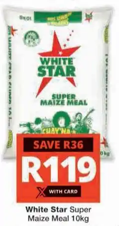 Checkers Hyper White Star Super Maize Meal offer