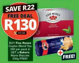 Checkers Hyper Five Roses Ceylon Blend Tea offer