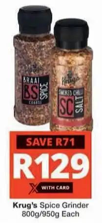 Checkers Hyper Krug's Spice Grinder offer