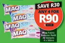 Checkers Hyper Maq Fabric Softener Refill All Variants offer