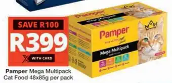 Checkers Hyper Pamper Mega Multipack Cat Food offer