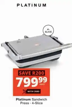 Checkers Hyper Platinum Sandwich Press offer