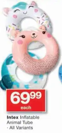 Checkers Hyper Intex Inflatable Animal Tube offer