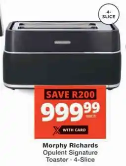 Checkers Hyper Morphy Richards Opulent Signature Toaster offer