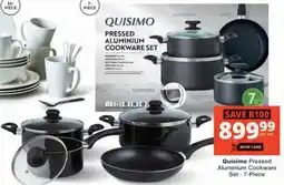 Checkers Hyper Quisimo Pressed Aluminium Cookware Set offer