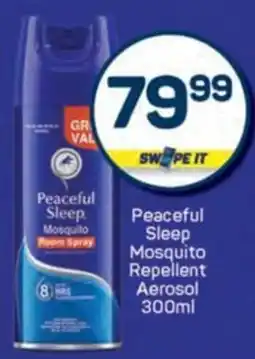 Pick n Pay Peaceful Sleep Mosquito Repellent Aerosol offer