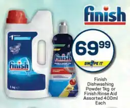 Pick n Pay Finish Dishwashing Powder or Finish Rinse Aid Assorted offer