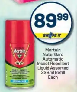 Pick n Pay Mortein NaturGard Automatic Insect Repellent Liquid Assorted Refill offer