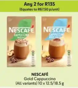 Makro NESCAFÉ Gold Cappuccino offer