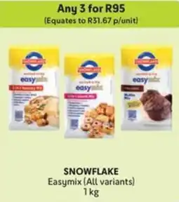 Makro SNOWFLAKE Easymix offer
