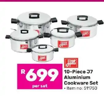 Game 10-Piece J7 Aluminium Cookware Set offer