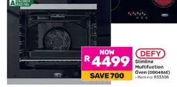 Game Defy Slimline Multifunction Oven DB0486E offer