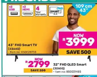 Game 43 FHD Smart TV (43A4Q) offer