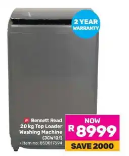 Game Bennett Read 20 kg Top Loader Washing Machine (JCW121) offer