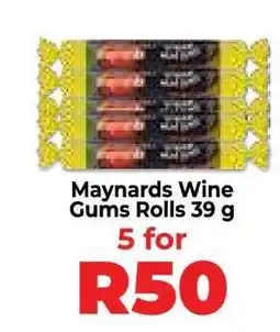 Food Lover's Market Maynards Wine Gums Rolls 39 g offer